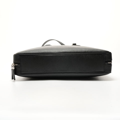 PRADA Saffiano leather briefcase Handbag black WS28285