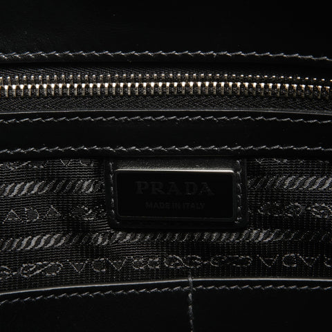 PRADA Saffiano leather briefcase Handbag black WS28285