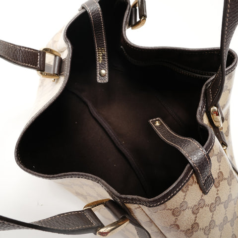 GUCCI GG Crystal Abby Tote Bag beige WS28286