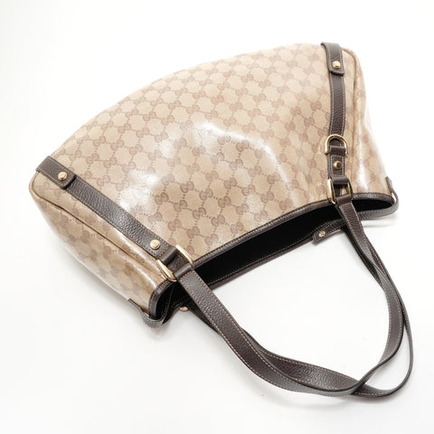 GUCCI GG Crystal Abby Tote Bag beige WS28286