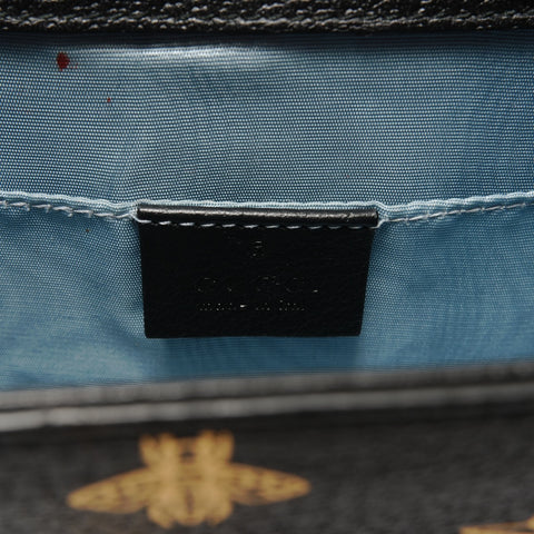 GUCCI Sylvie Bee & Star Mini Bag Handbag black WS28296