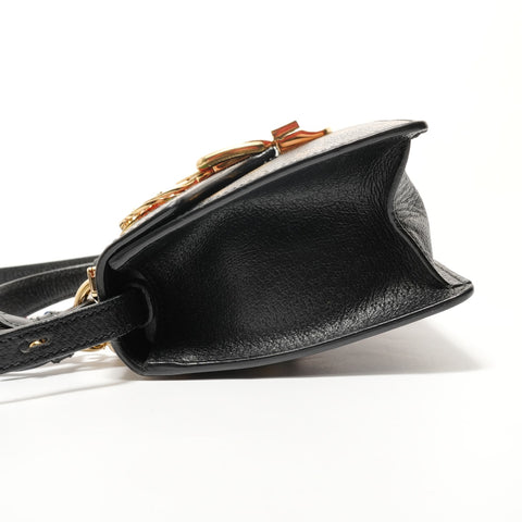 GUCCI Sylvie Bee & Star Mini Bag Handbag black WS28296