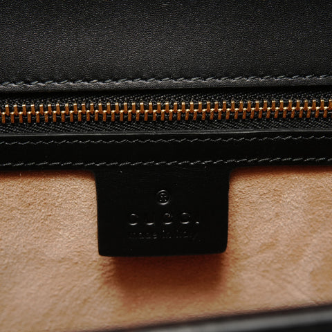 GUCCI sherry line sylvie Handbag black WS28298