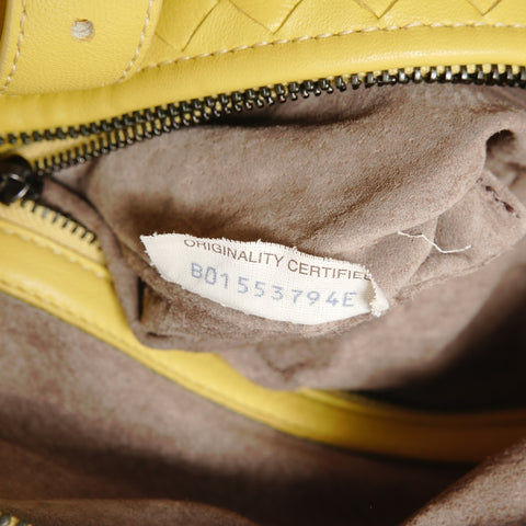 BOTTEGAVENETA INTRECCIATO Shoulder Bag yellow WS28300