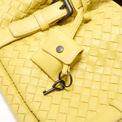 BOTTEGAVENETA INTRECCIATO Shoulder Bag yellow WS28300