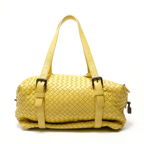 BOTTEGAVENETA INTRECCIATO Shoulder Bag yellow WS28300
