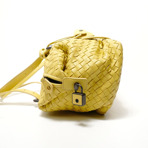 BOTTEGAVENETA INTRECCIATO Shoulder Bag yellow WS28300
