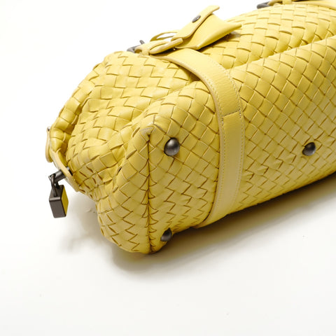 BOTTEGAVENETA INTRECCIATO Shoulder Bag yellow WS28300
