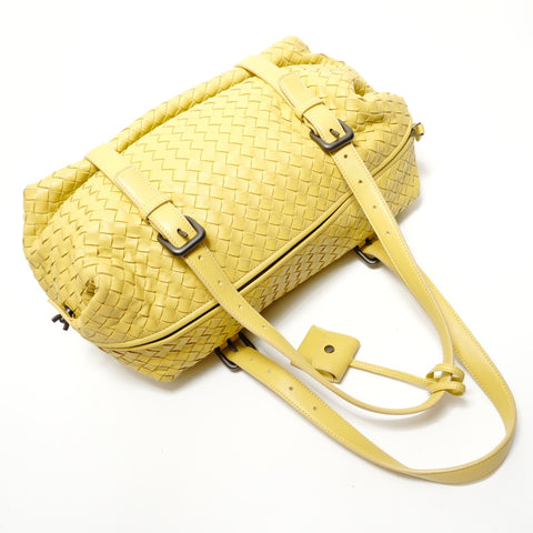 BOTTEGAVENETA INTRECCIATO Shoulder Bag yellow WS28300