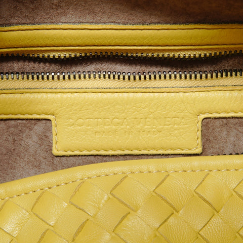 BOTTEGAVENETA INTRECCIATO Shoulder Bag yellow WS28300
