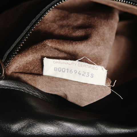 BOTTEGAVENETA INTRECCIATO Roma 2WAY Leather Handbag black WS28301