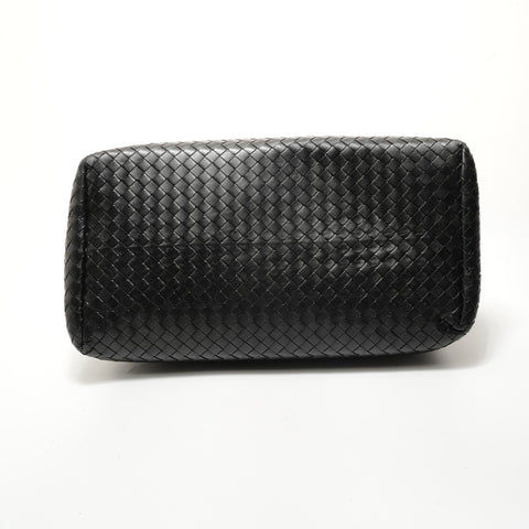 BOTTEGAVENETA INTRECCIATO Roma 2WAY Leather Handbag black WS28301