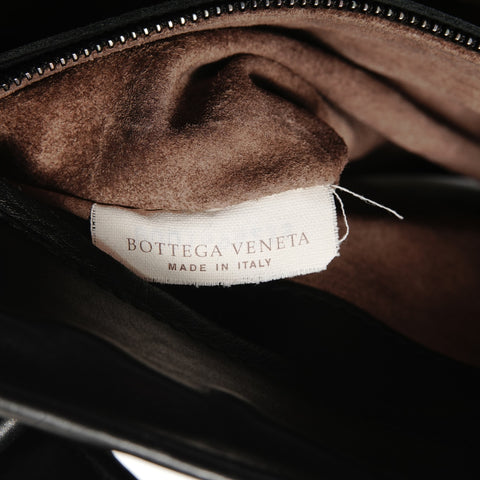 BOTTEGAVENETA INTRECCIATO Roma 2WAY Leather Handbag black WS28301