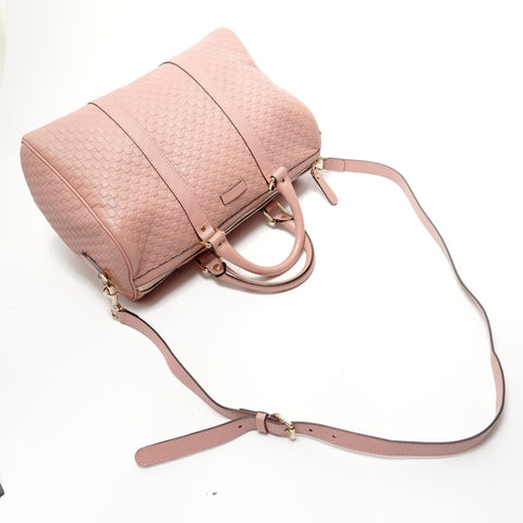 GUCCI Guccissima Micro GG Mini Boston Bag Boston bag pink WS28302