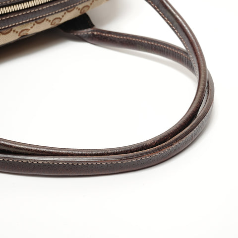 GUCCI GG Canvas Shelly Ribbon Shoulder Bag beige WS28303