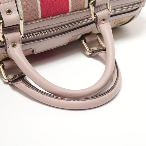 GUCCI GG canvas sherry line Boston bag beige WS28304