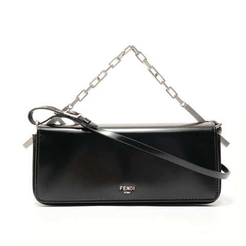 FENDI First Sight Leather Shoulder Bag black WS28305