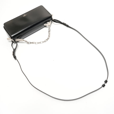 FENDI First Sight Leather Shoulder Bag black WS28305