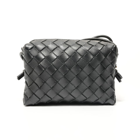 BOTTEGAVENETA INTRECCIATO Shoulder Bag black WS28307