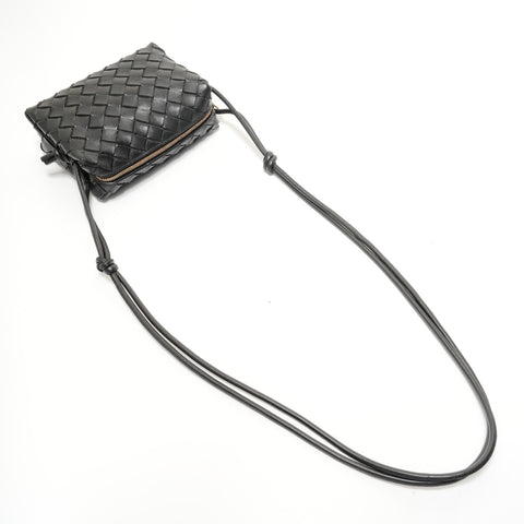 BOTTEGAVENETA INTRECCIATO Shoulder Bag black WS28307