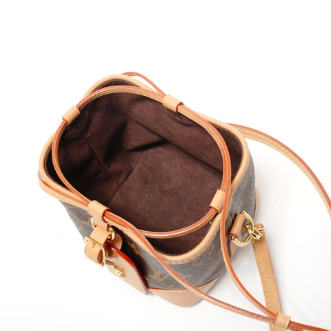 LOUIS VUITTON Monogram No Purse, 2021 model. Shoulder Bag Brown WS28308