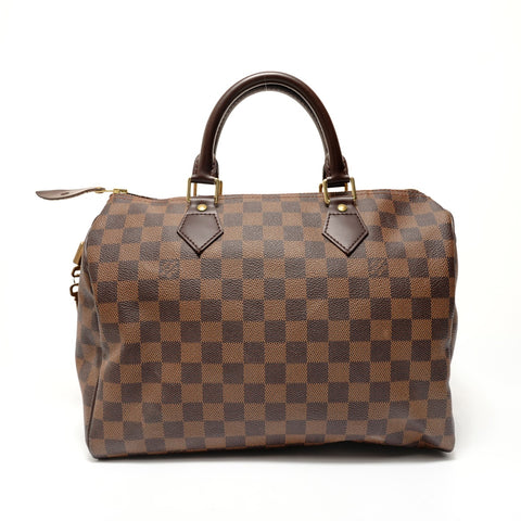 LOUIS VUITTON Damier Speedy 30, manufactured in 2006. Boston bag Brown WS28309