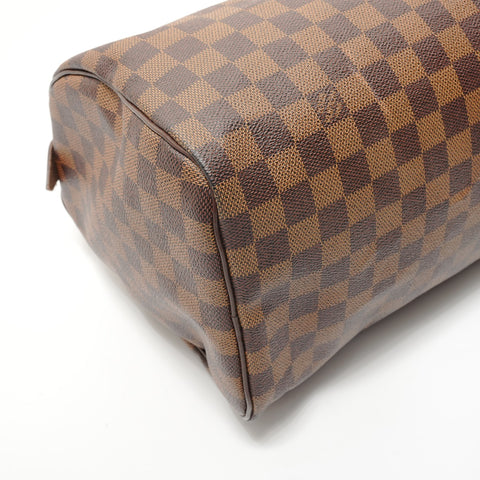 LOUIS VUITTON Damier Speedy 30, manufactured in 2006. Boston bag Brown WS28309