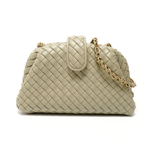 BOTTEGAVENETA INTRECCIATO Small Lauren 1980 Shoulder Bag green WS28310