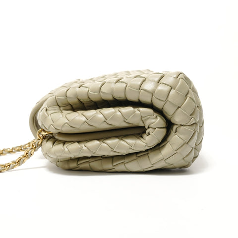 BOTTEGAVENETA INTRECCIATO Small Lauren 1980 Shoulder Bag green WS28310