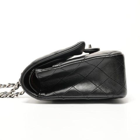 CHANEL Item No. 22, 2016-2017 Matelass Silver Metal Shoulder Bag black WS28311
