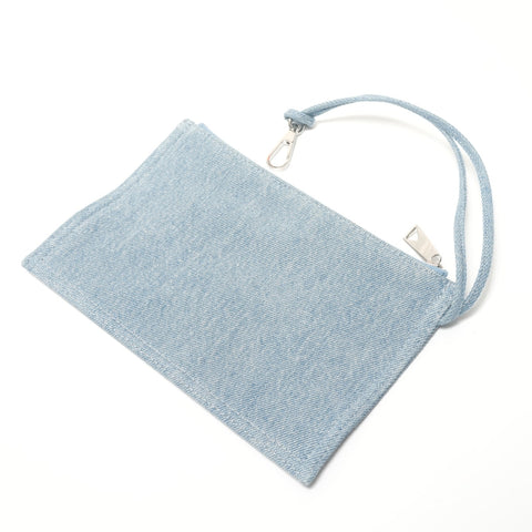 BOTTEGAVENETA Maxi INTRECCIATO Mini Arco 2-way Denim Handbag blue WS28314