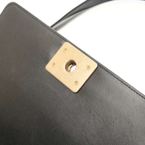 CHANEL Item No. 26, 2018-2019 Boy Chanel Metallic Shoulder Bag gold WS28315