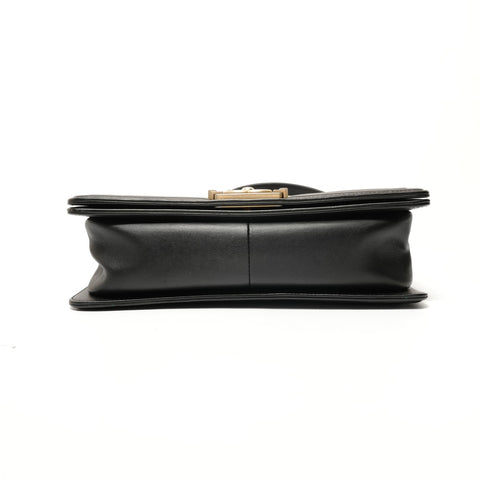 CHANEL Item No. 26, 2018-2019 Boy Chanel Metallic Shoulder Bag gold WS28315