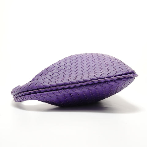 BOTTEGAVENETA INTRECCIATO Hobo Handbag purple WS28317