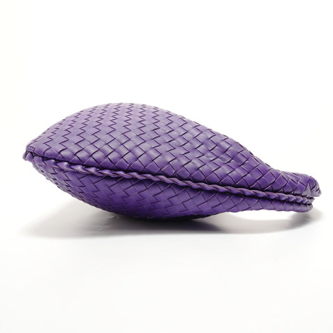BOTTEGAVENETA INTRECCIATO Hobo Handbag purple WS28317
