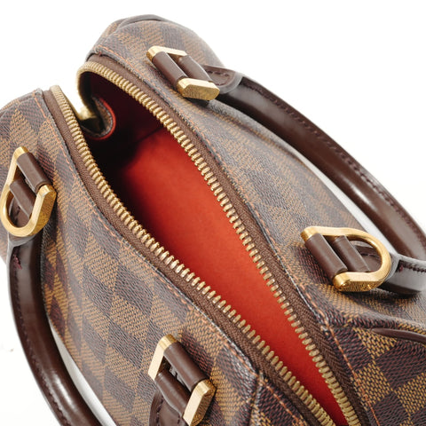 LOUIS VUITTON Damier Rivera Mini Handbag Brown WS28319