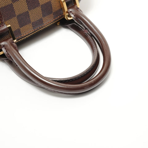 LOUIS VUITTON Damier Rivera Mini Handbag Brown WS28319