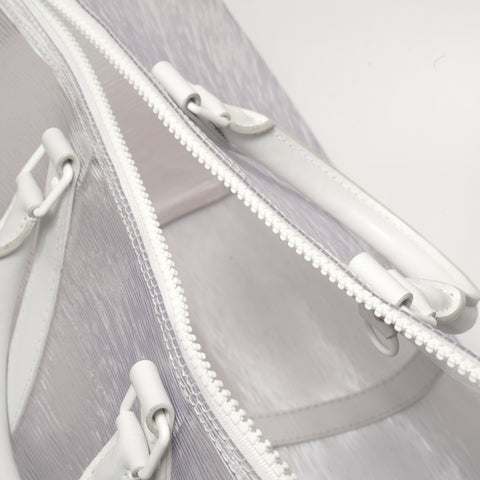 LOUIS VUITTON Epi Plage Keepall Handbag white WS28320