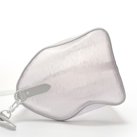 LOUIS VUITTON Epi Plage Keepall Handbag white WS28320