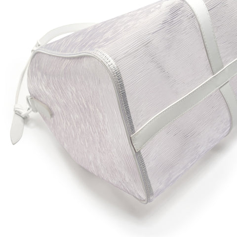 LOUIS VUITTON Epi Plage Keepall Handbag white WS28320