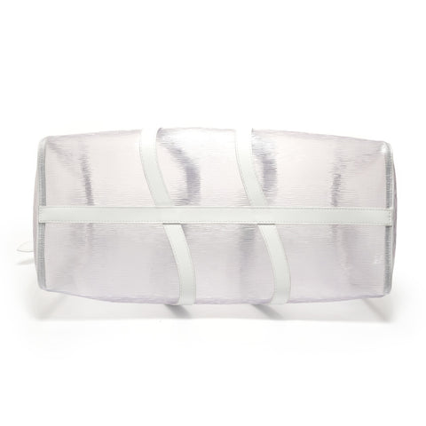 LOUIS VUITTON Epi Plage Keepall Handbag white WS28320