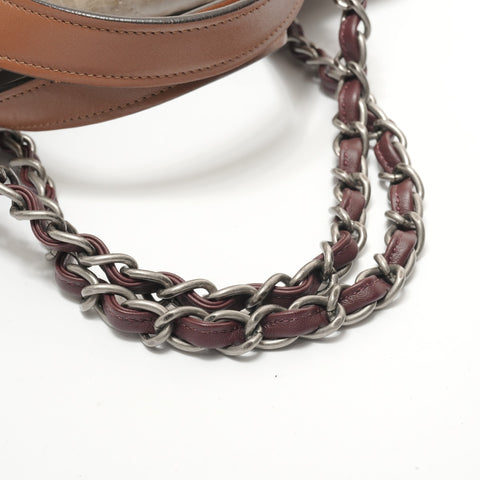 CHANEL Track #14, 1996-1997, In the Mix, Portobello Shoulder Bag Brown WS28322