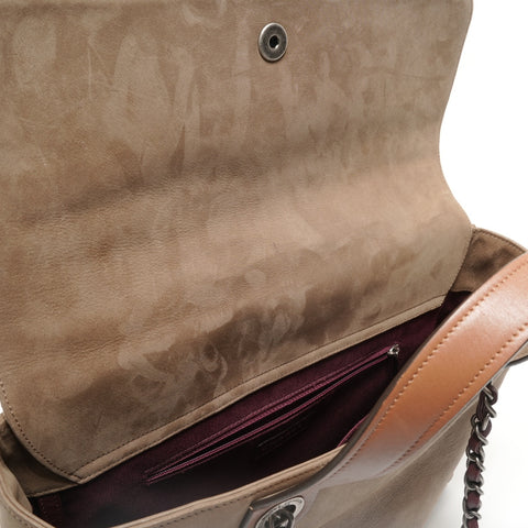 CHANEL Track #14, 1996-1997, In the Mix, Portobello Shoulder Bag Brown WS28322