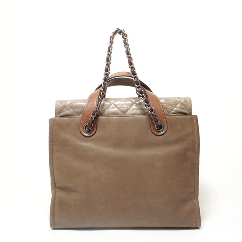 CHANEL Track #14, 1996-1997, In the Mix, Portobello Shoulder Bag Brown WS28322
