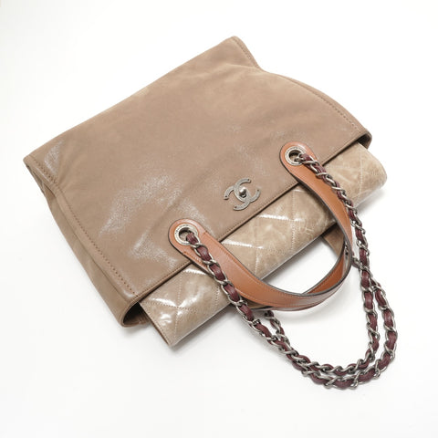CHANEL Track #14, 1996-1997, In the Mix, Portobello Shoulder Bag Brown WS28322