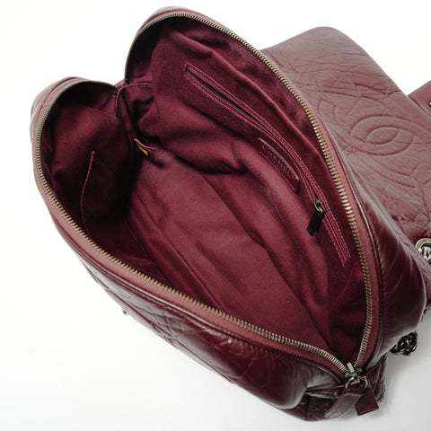 CHANEL Item No. 18, 2013-2014 Portobello Flap Bag, Quilted Aged Shoulder Bag purple WS28323
