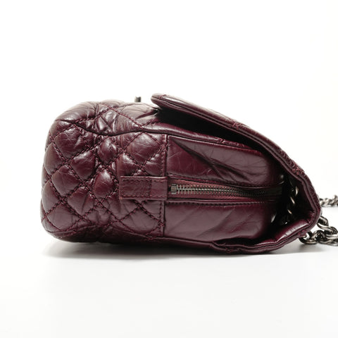 CHANEL Item No. 18, 2013-2014 Portobello Flap Bag, Quilted Aged Shoulder Bag purple WS28323