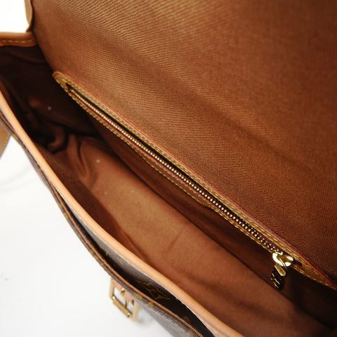 LOUIS VUITTON Monogram Sologne Shoulder Bag Brown WS28325