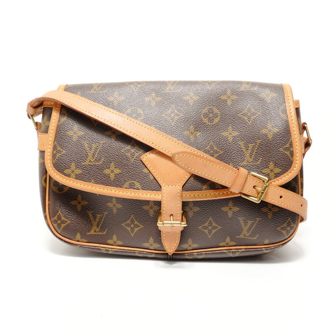 LOUIS VUITTON Monogram Sologne Shoulder Bag Brown WS28325