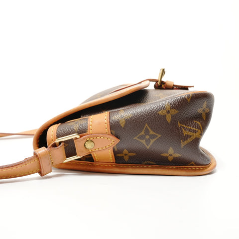 LOUIS VUITTON Monogram Sologne Shoulder Bag Brown WS28325